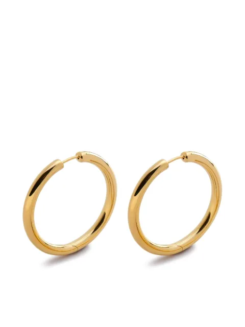 Monica Vinader Essential large hoop earrings