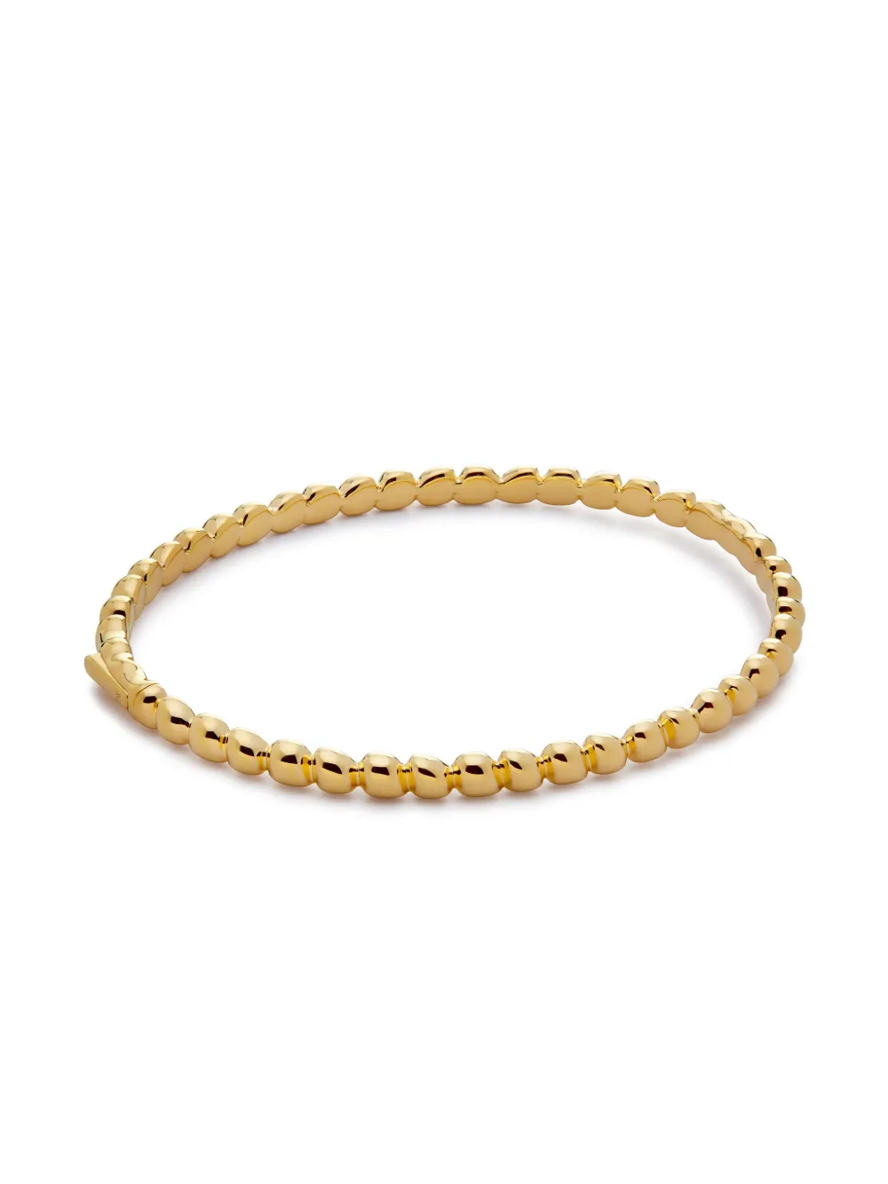 Monica Vinader Nura Teardrop bangle bracelet | Gold | Image 1
