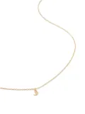 Monica Vinader 14kt yellow gold small Initial J necklace