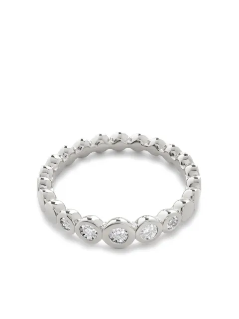 Monica Vinader Graduated half eternity ring