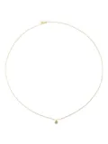 Monica Vinader 14kt yellow gold Siren emerald necklace