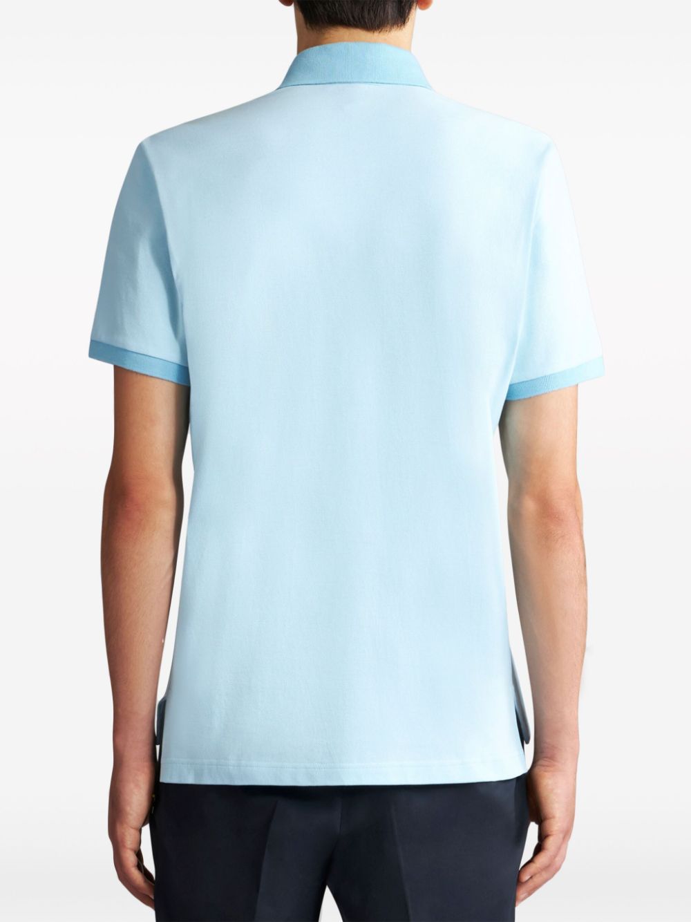 ETRO Poloshirt met borduurwerk Blauw