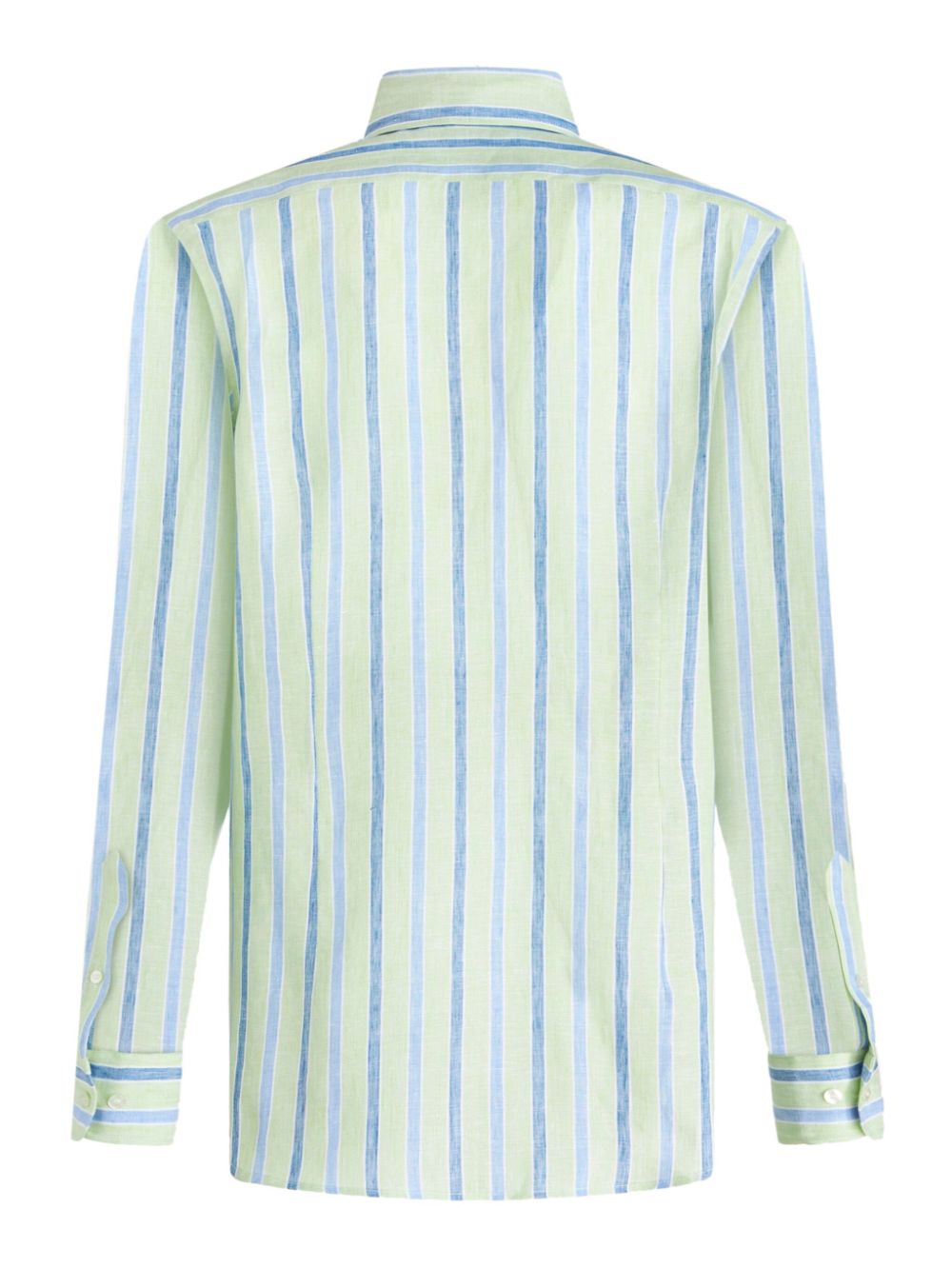 Cheap ETRO Pegaso-embroidered striped shirt Women