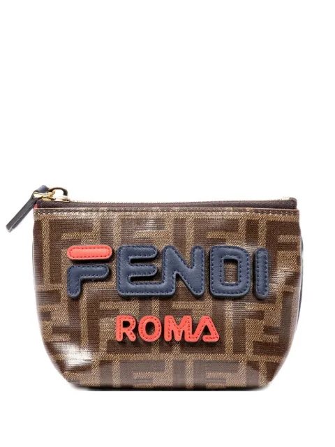 Fendi Pre-Owned x Fila logo pouch