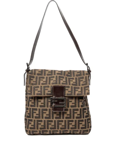 Fendi Pre-Owned FF-pattern flap shoulder bag
