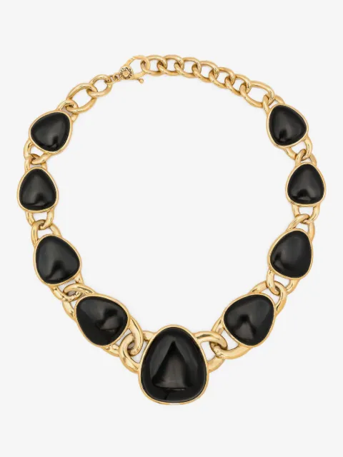 Monet Pre-Owned 1990s stone-chain necklace