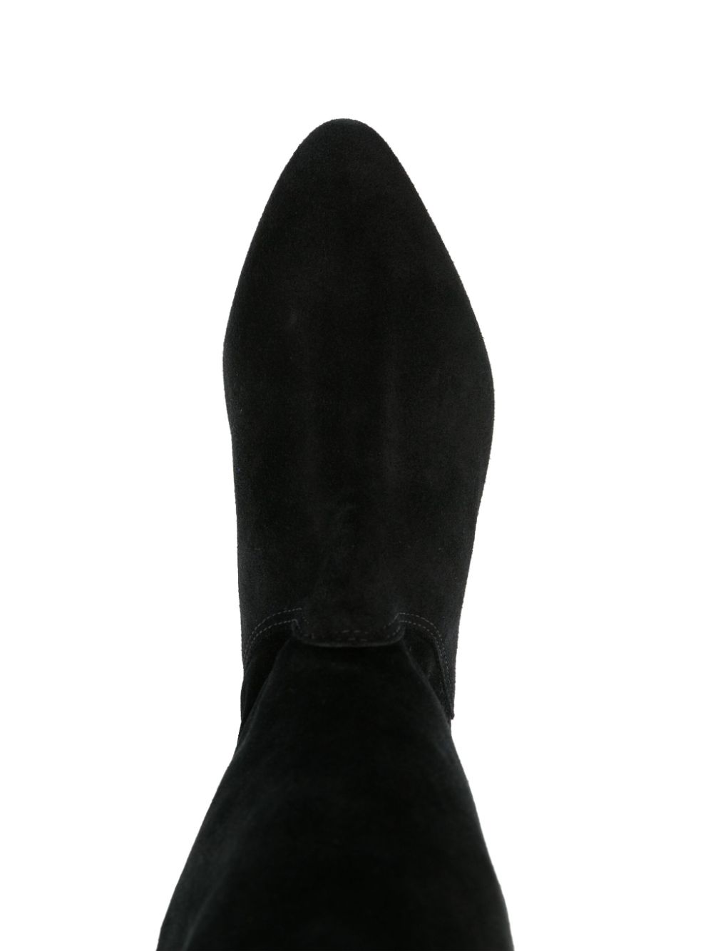 Shop Isabel Marant Sayla Suede Boots In Black