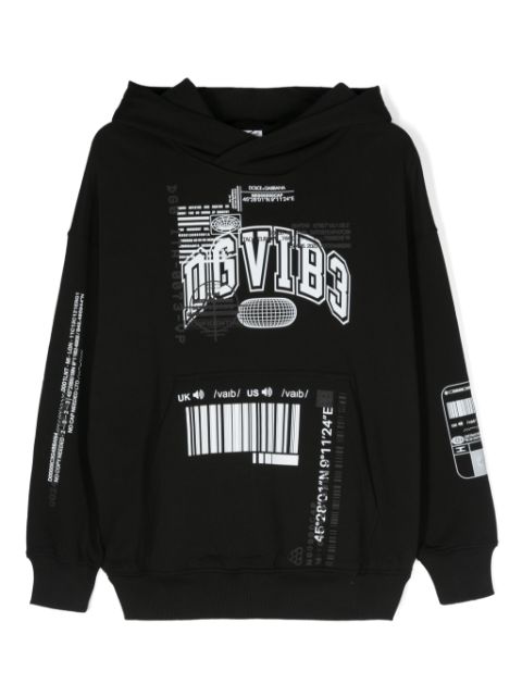 Dolce & Gabbana DGVIB3 hoodie con estampado DGVIB3