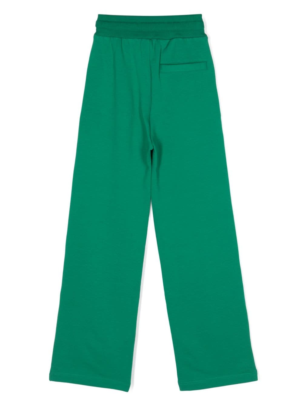 Shop Dolce & Gabbana Dgvib3 Dgvib3-print Cotton Track Pants In Green