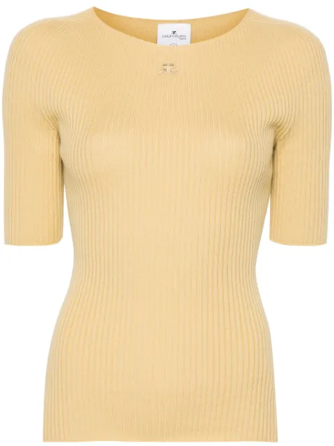 Courrèges Solar ribbed sweater