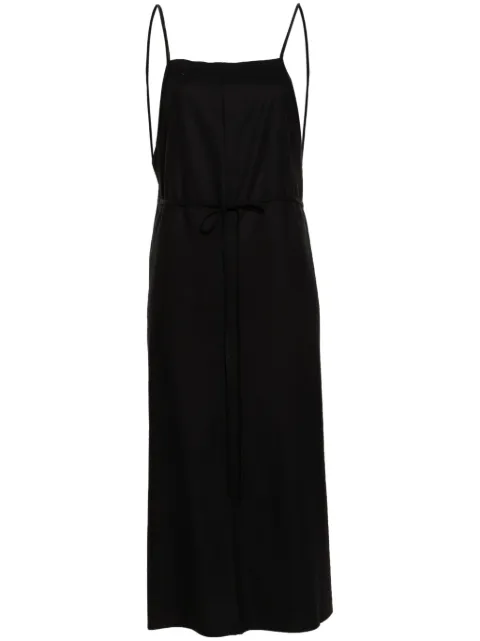 Baserange Yumi Apron silk midi dress