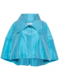 Viktor & Rolf Extreme taffeta shirt jacket - Blue