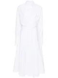 Viktor & Rolf shirt wrap maxi dress - White