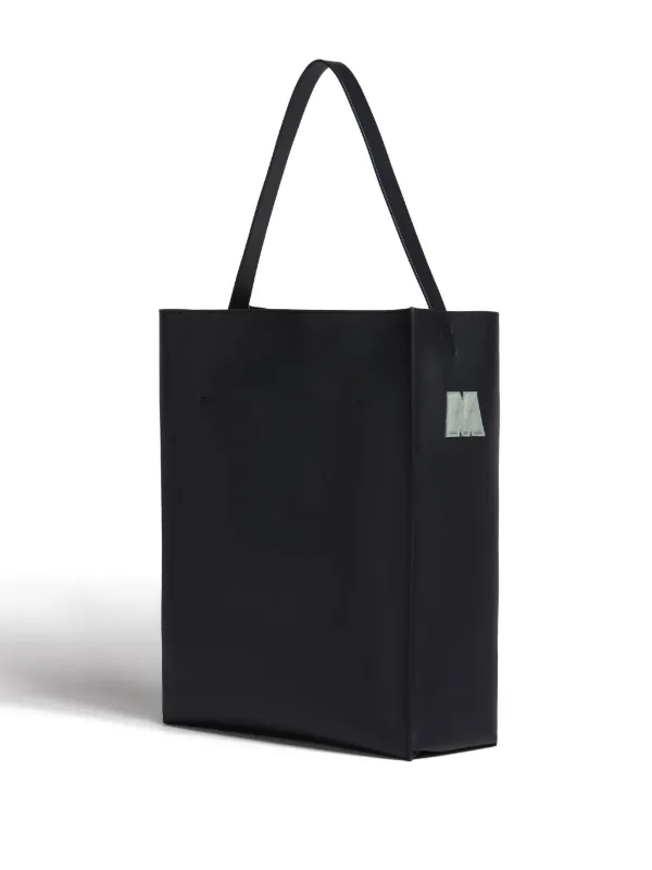 関税込【Marni】Museo Tote Bag★Black★ロゴ入り トート バッグ Marni Museo Leather Tote Bag | Black | FARFETCH