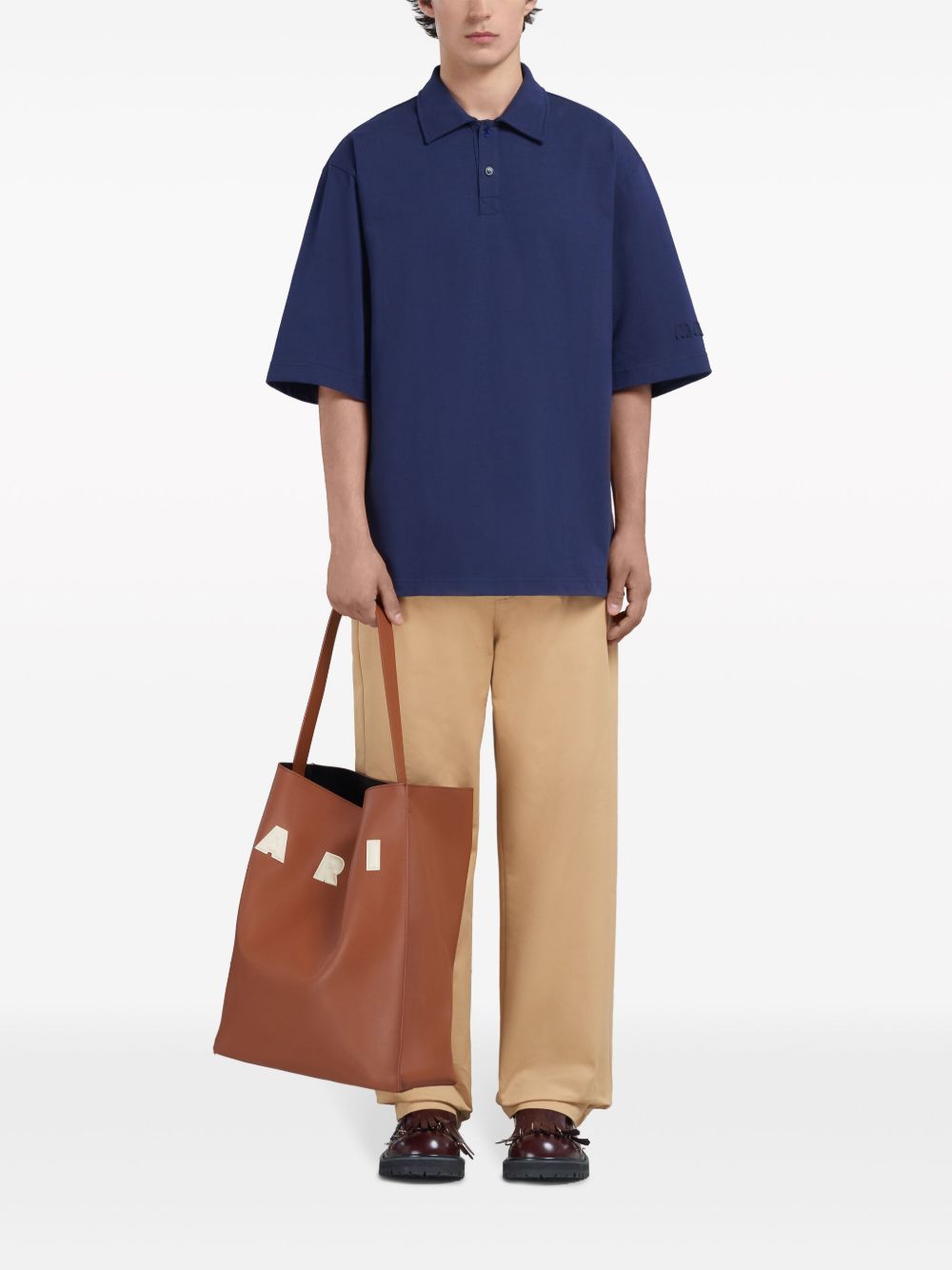 Marni Museo leather tote bag Men