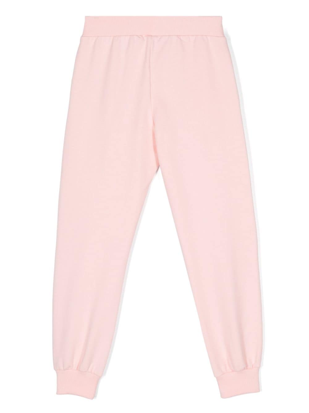 Shop Moschino Teddy Bear-motif Track Pants In Pink