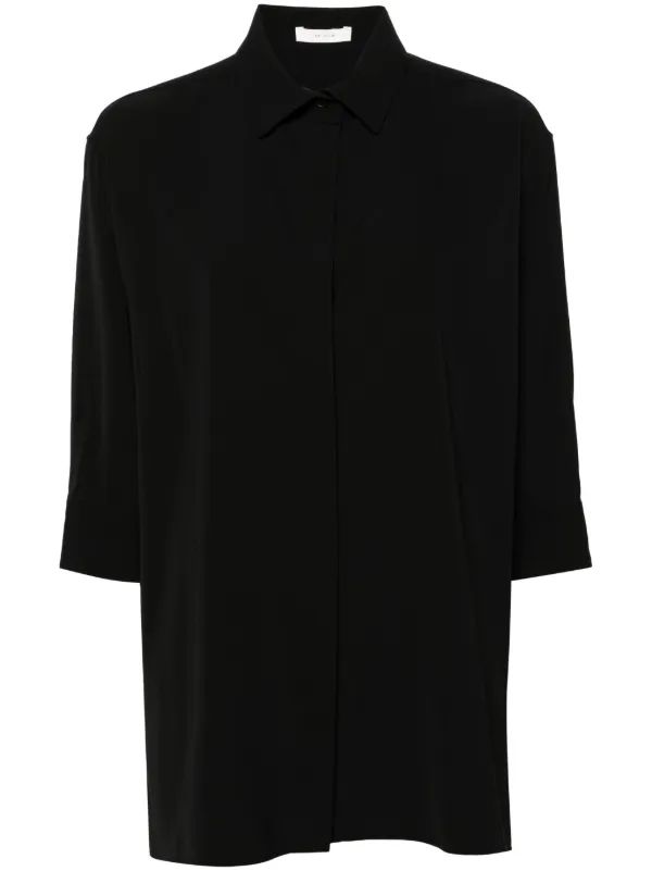 The Row Elada クラシックカラー シャツ | ブラック | FARFETCH JP