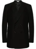 Alexander McQueen double-breasted cotton blazer - Black