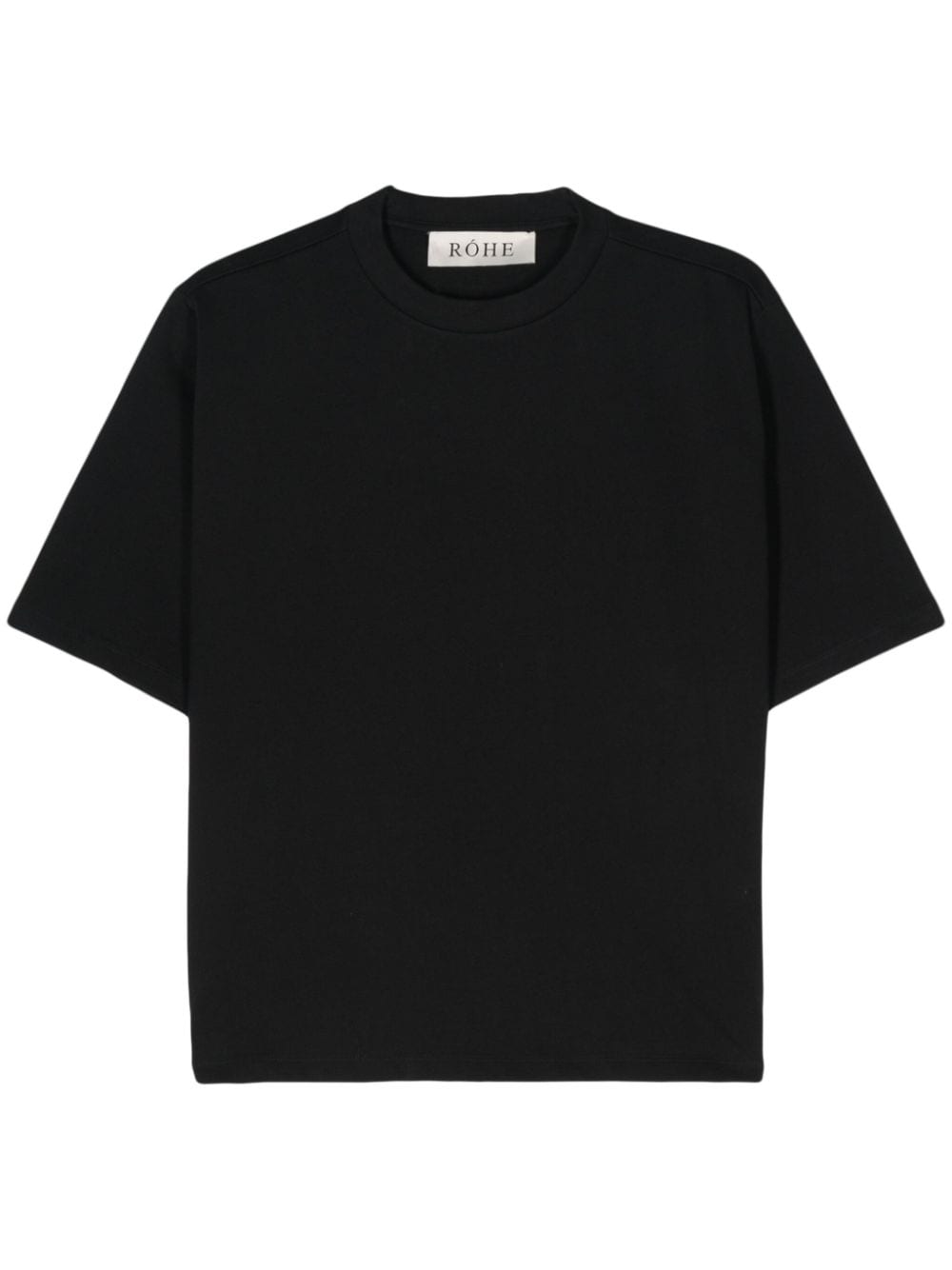 Shop Rohe Organic-cotton T-shirt In Black
