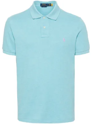 Polo Ralph Lauren patch-pocket Polo Shirt | Blue | FARFETCH IN