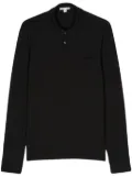 James Perse jersey longsleeved polo shirt - Black