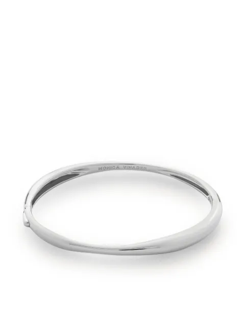 Monica Vinader Nura asymmetric thin bangle