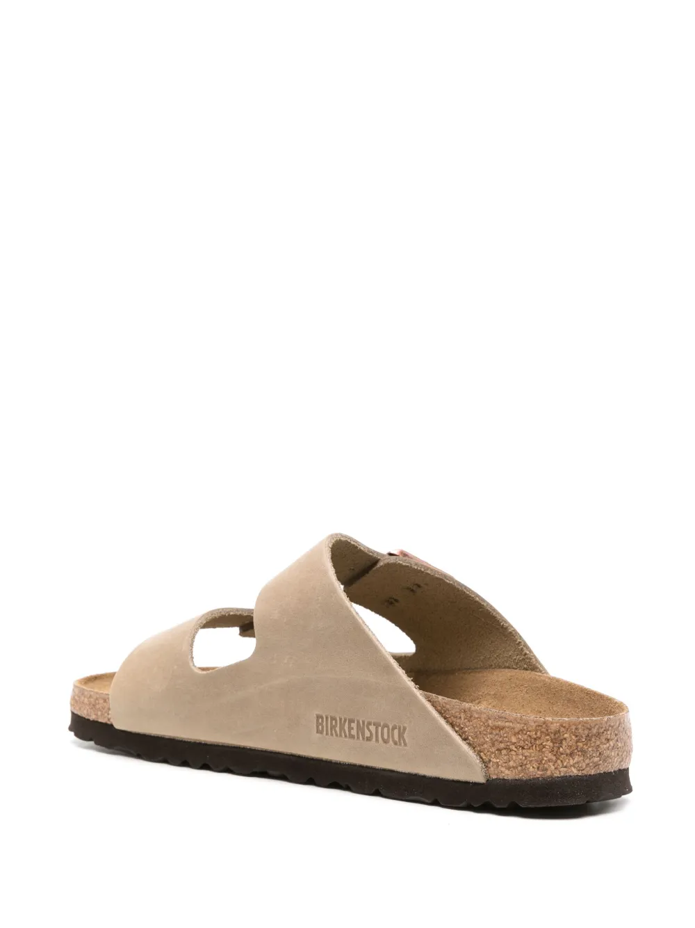 Birkenstock Arizona leren sandalen Bruin