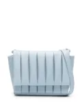 Themoirè Feronia matelassé-effect crossbody bag - Blue