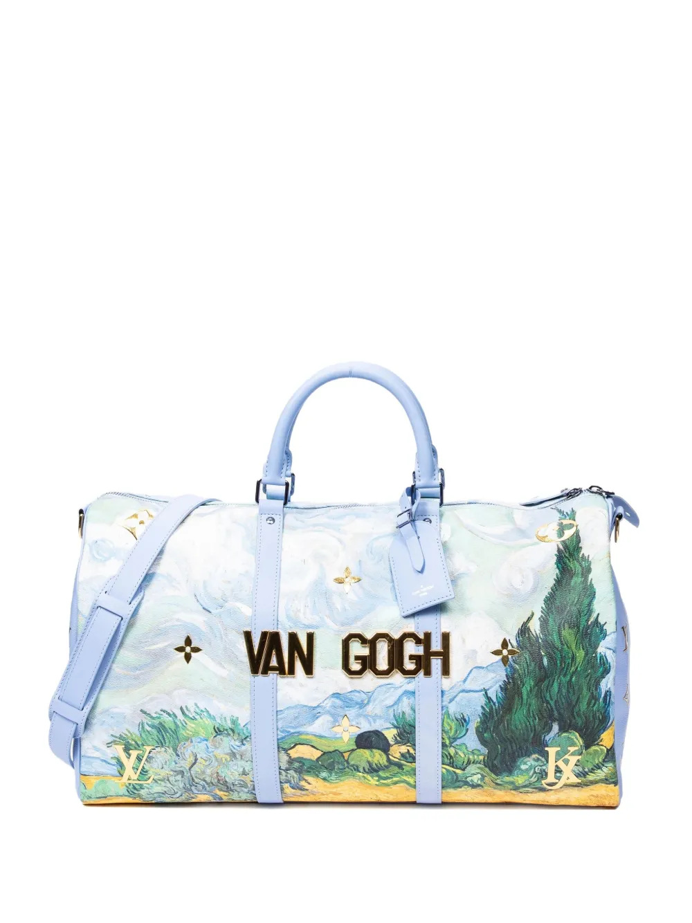 Louis Vuitton Pre-Owned Borsa a mano Van Gogh Keepall Bandoulière 2023 - Viola