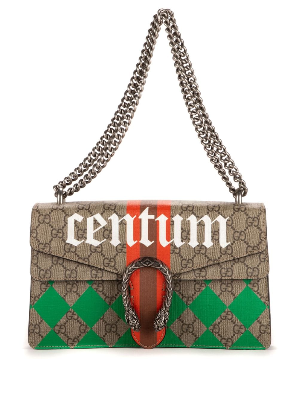 Pre-owned Gucci Centum Dionysus Shoulder Bag In Neutrals