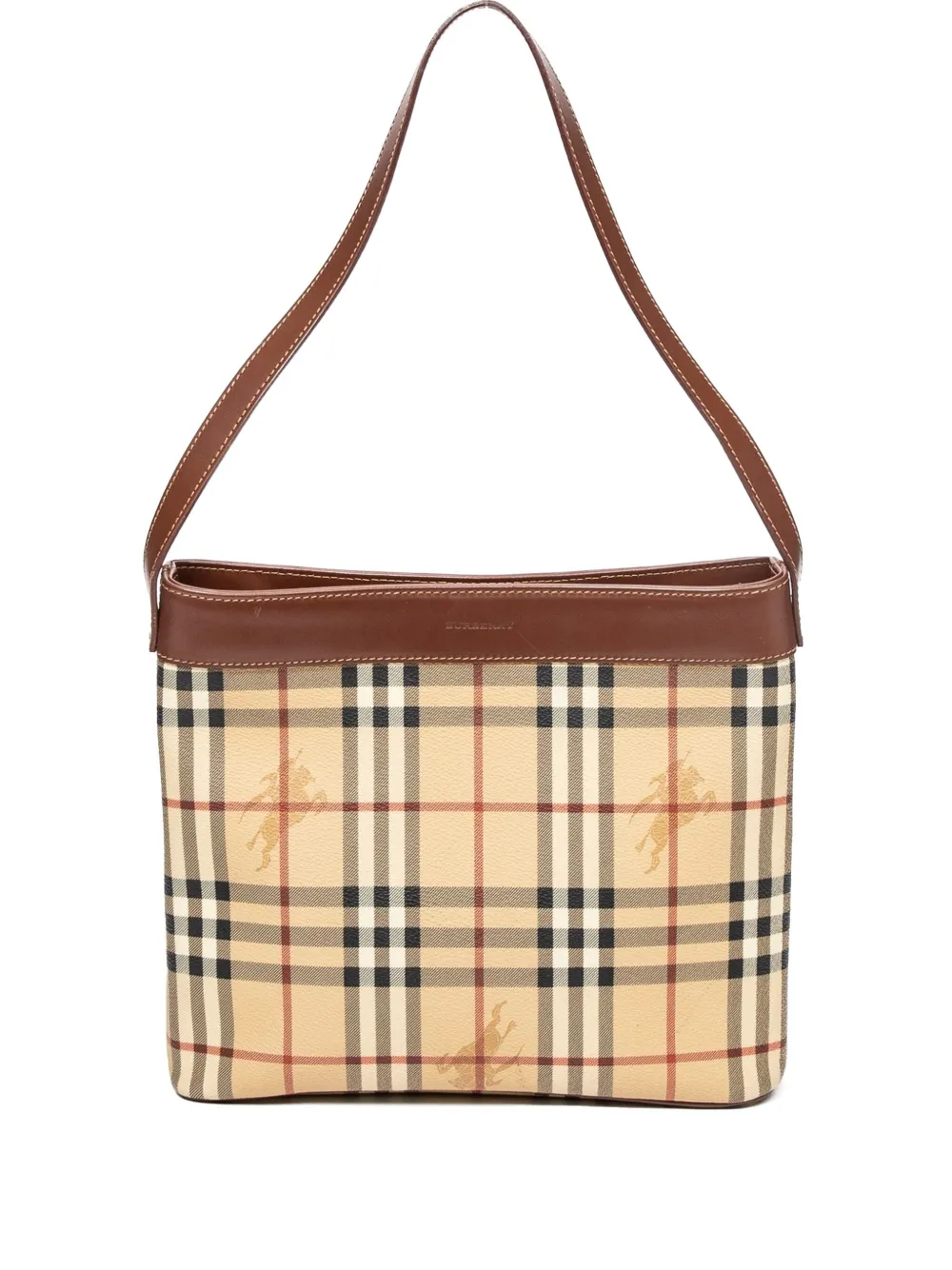 Burberry Pre-Owned Borsa tote a quadri 1990-2000 - Toni neutri