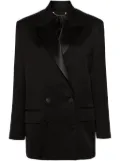 Golden Goose peak-lapels double-breasted blazer - Black