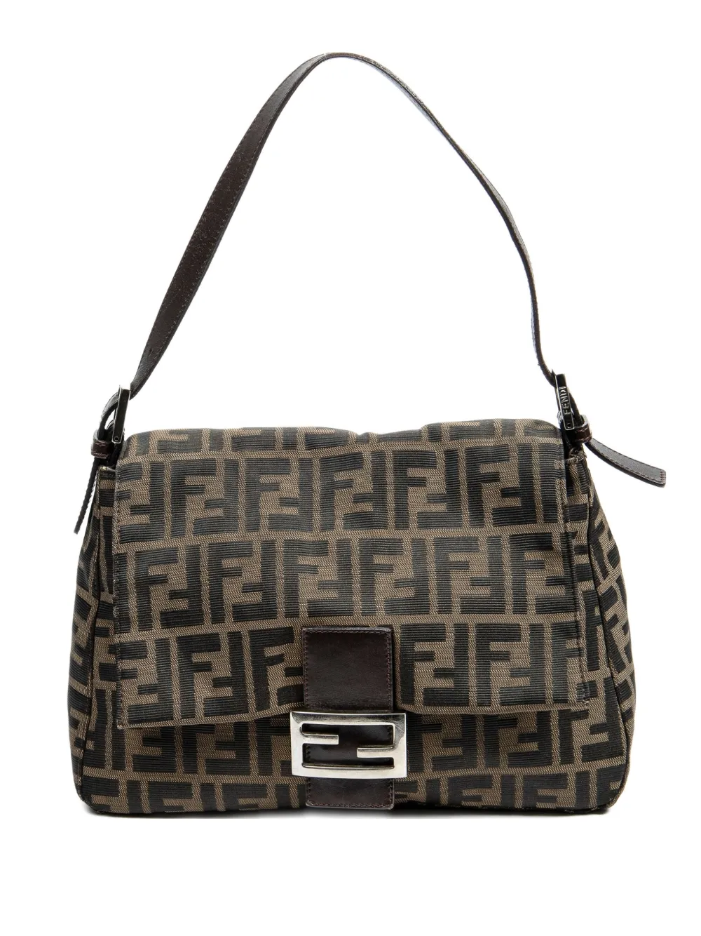 Fendi Pre-Owned Borsa a spalla Mamma anni 2000 - Marrone
