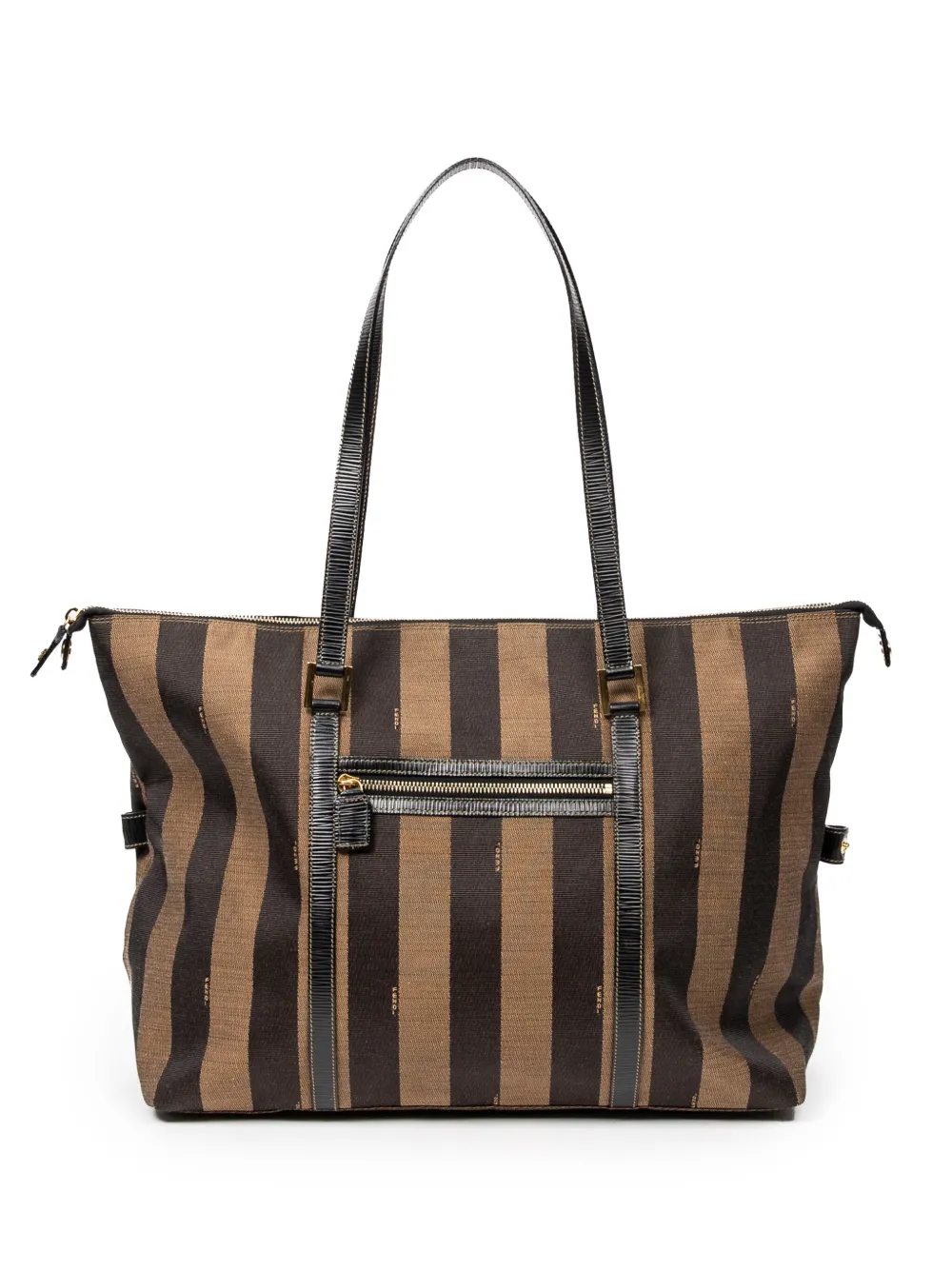 Fendi Pre-Owned Borsa tote Pequin grande - Marrone