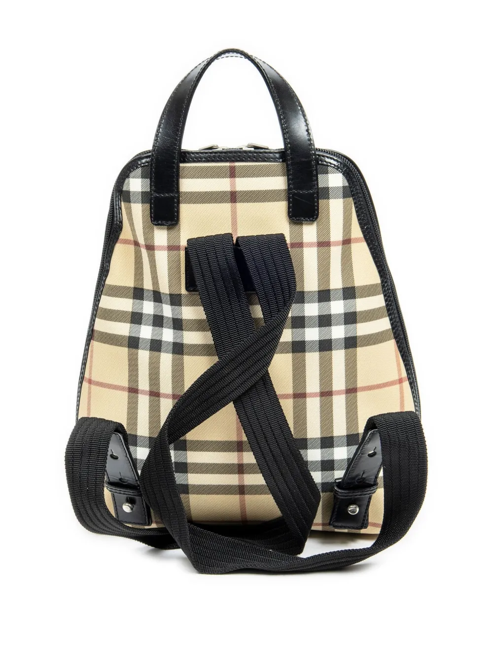 Burberry Pre-Owned 2000 small checkered backpack | Pre-Owned | Image 2