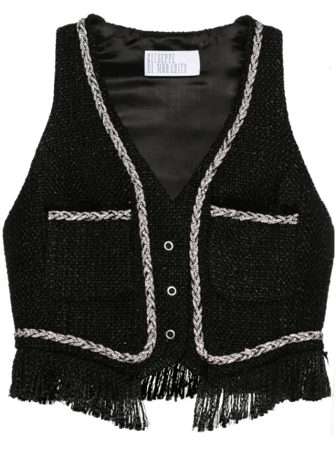 Giuseppe Di Morabito rhinestone-embellished bouclé vest