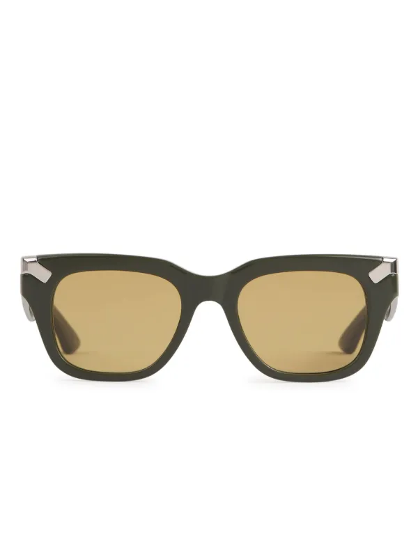 Alexander McQueen Eyewear Punk Rivet square-frame Sunglasses