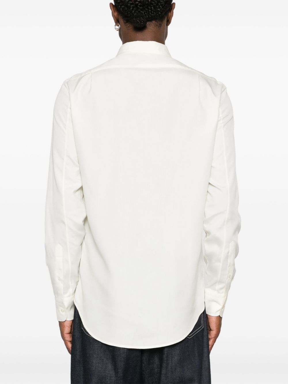 Alexander McQueen Frogging silk shirt Men