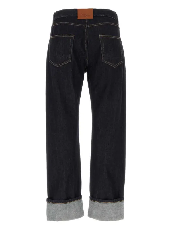 デニム・ジーパン Alexander McQueen Straight Leg Jeans Alexander Mcqueen Denim Jeans (alexander mcqueen/デニム