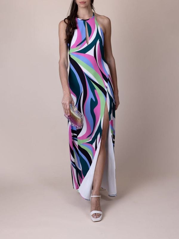 Keyhole clearance maxi dress