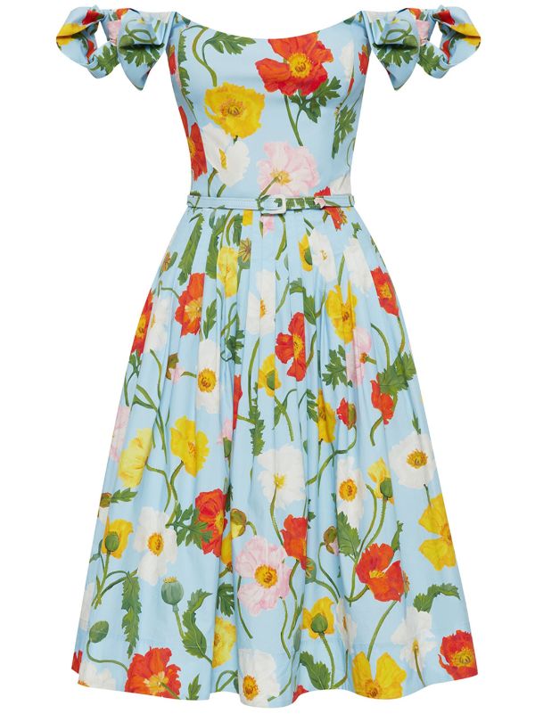 Oscar de la renta best sale midi dress