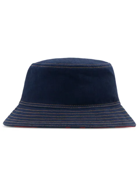 Burberry reversible denim bucket hat