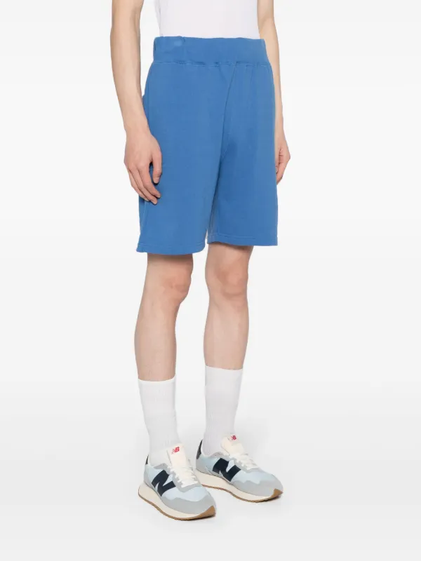 A BATHING APE シャークデザインショートパンツ ブルー