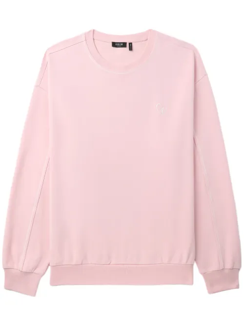 FIVE CM sweat à logo brodé - Rose - FIVE CM - Modalova