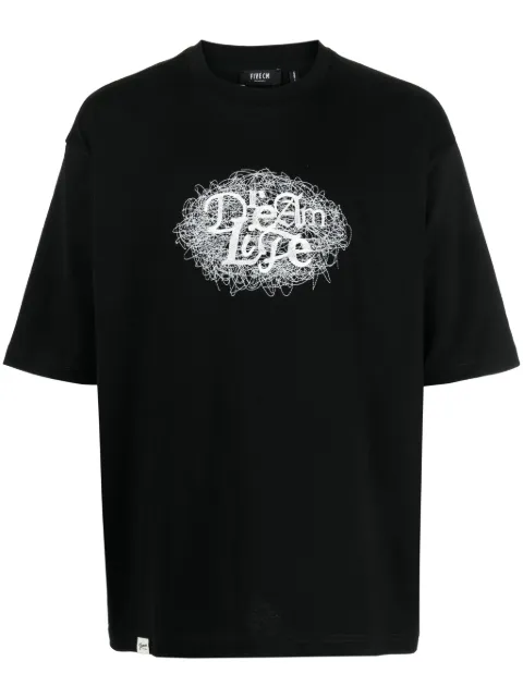 FIVE CM playera con estampado gráfico