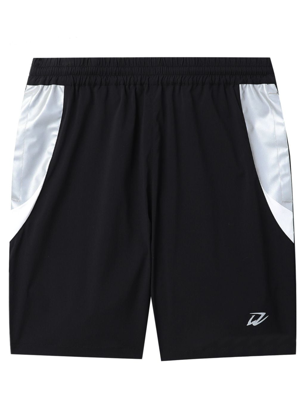 Izzue Panelled Track Shorts In Schwarz