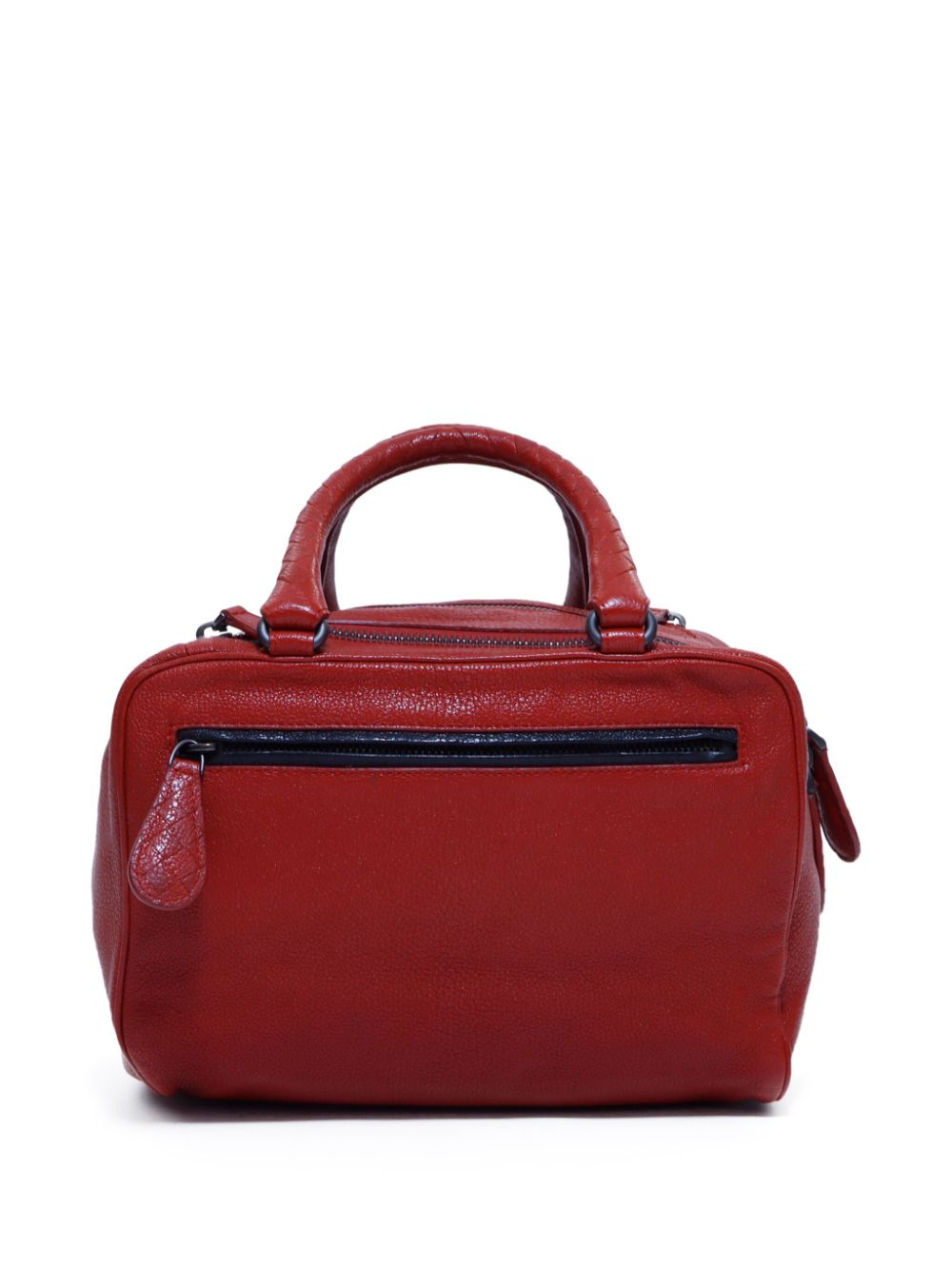 Bottega Veneta Pre-Owned Intrecciato leren handtas - Bruin