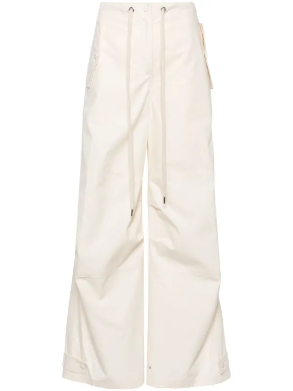 パンツ MONCLER WOMEN Stretch Cotton Cargo Trousers Beige Moncler - Cargo trousers in Beige – Stoy