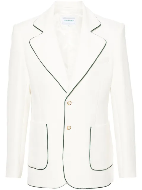 Casablanca Tennis single-breasted blazer