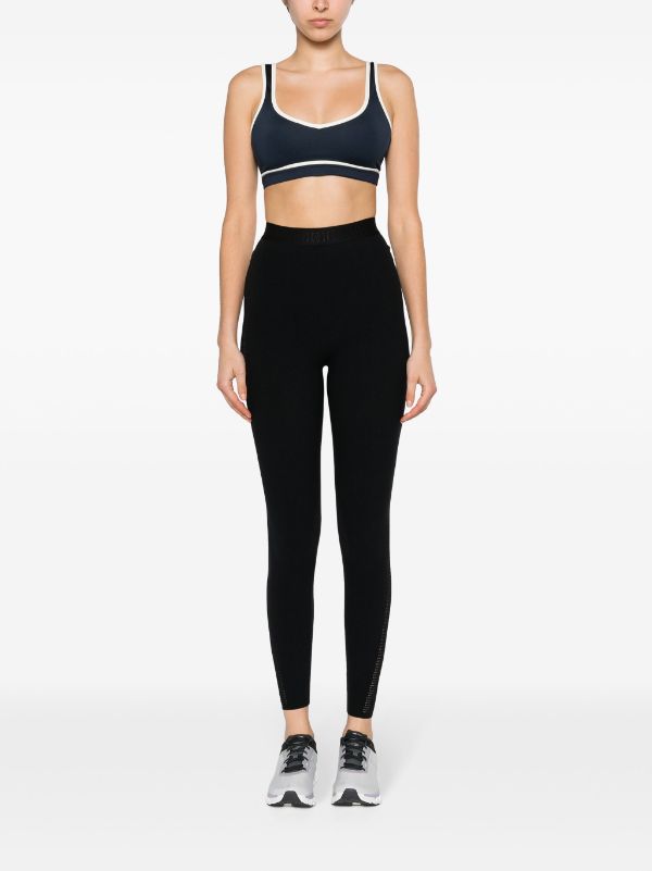 Wolford logo-waistband Perforated Leggings - Farfetch